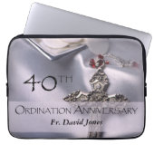 Personalisieren, 40. Ordination Jubiläum Glückwuns Laptopschutzhülle (Vorderseite)