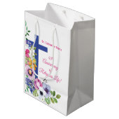 Personalisieren, 45-jähriges religiöses Leben Mittlere Geschenktüte (Rückseite Schrägansicht)