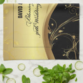 Personalisieren, 50. Hochzeit Jahrestag Religious Geschirrtuch (Gefaltet)