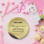 Personalisieren, 50. Hochzeit Jahrestag Religious Pappteller (Party)