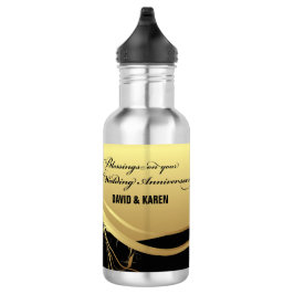 Personalisieren, 50. Hochzeit Jahrestag Religious Trinkflasche