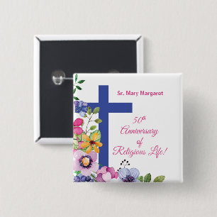 Personalisieren, 50-Jährige Nun Religious Life Button