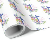 Personalisieren, 50. Jubiläum Nun religiöses Leben Geschenkpapier (Rolleneckpunkt)