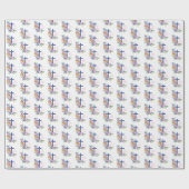 Personalisieren, 50. Jubiläum Nun religiöses Leben Geschenkpapier (Flach)