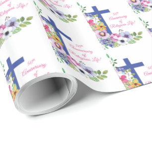 Personalisieren, 50. Jubiläum Nun religiöses Leben Geschenkpapier