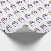 Personalisieren, 55-jähriges religiöses Leben Geschenkpapier (Ecke)