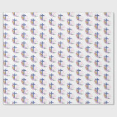 Personalisieren, 55-jähriges religiöses Leben Geschenkpapier (Flach)