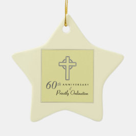 Personalisieren, 60. Geburtstag des Priesters verk Keramik Ornament