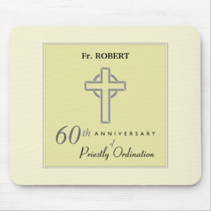 Personalisieren, 60. Geburtstag des Priesters verk Mousepad
