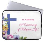 Personalisieren, 60. Jubiläum Nun religiöses Leben Laptopschutzhülle (Vorderseite)