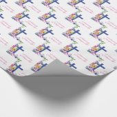 Personalisieren, 65-jähriges religiöses Leben Geschenkpapier (Ecke)