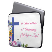 Personalisieren, 65-jähriges religiöses Leben Laptopschutzhülle (Vorderseite Links)