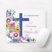 Personalisieren, 65-jähriges religiöses Leben Mousepad (Mit Mouse)
