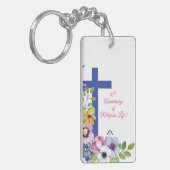 Personalisieren, 65-jähriges religiöses Leben Schlüsselanhänger (Vorderseite links)