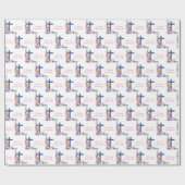 Personalisieren, 70. Jubiläum Nun religiöses Leben Geschenkpapier (Flach)