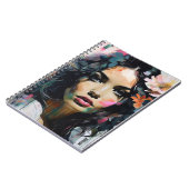 PERSONALISIEREN: Abstraktes Portrait | Notebook-Jo Notizblock (Linke Seite)