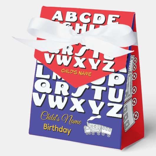 Personalisieren Alphabet Kind Geburtstag Boy Red B Geschenkschachtel (Vorderseite)