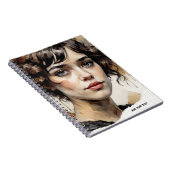 PERSONALISIEREN: Aquarellbild | Notizbuch Notizblock (Rechte Seite)