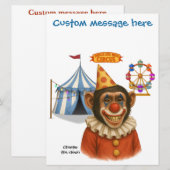 Personalisieren: Chester der Schimpansenclown (Vorne/Hinten)