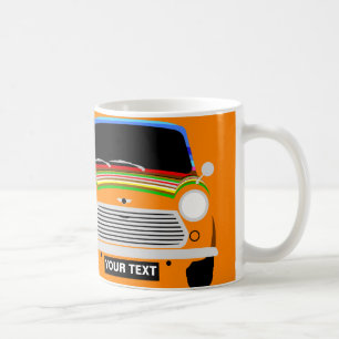 PERSONALISIEREN CLASSIC STRIPEY ORIGINAL MINI CAR KAFFEETASSE