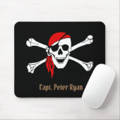 Personalisieren Cooler Crossbones Mousepad (Mit Mouse)