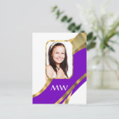 Personalisieren der Bildvorlage Postkarte (Stehend Vorderseite)