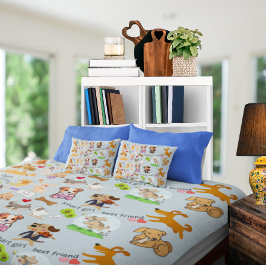 Personalisieren der Doggie-Liebe Fleecedecke