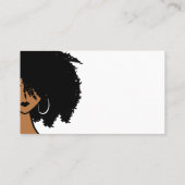 Personalisieren der Hair Salon Business Card Visitenkarte (Rückseite)