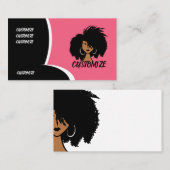 Personalisieren der Hair Salon Business Card Visitenkarte (Vorne/Hinten)