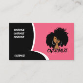 Personalisieren der Hair Salon Business Card Visitenkarte (Vorderseite)