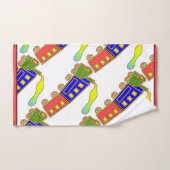 Personalisieren der KinderChoo-Bahn Badhandtuch Set (Handtuch)