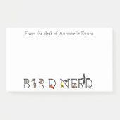 Personalisieren der klassischen Bird-Nerd-Sammlung Post-it Klebezettel (Vorderseite)