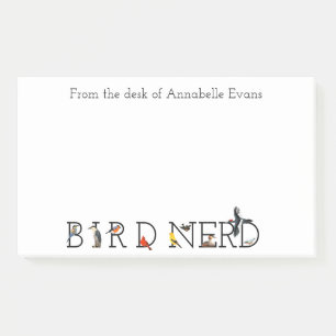 Personalisieren der klassischen Bird-Nerd-Sammlung Post-it Klebezettel