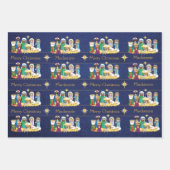 Personalisieren der Krippe Geschenkpapier Set (Vorderseite 2)
