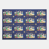 Personalisieren der Krippe Geschenkpapier Set (Vorderseite 3)