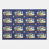Personalisieren der Krippe Geschenkpapier Set (Vorderseite 2)