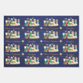 Personalisieren der Krippe Geschenkpapier Set (Vorderseite)