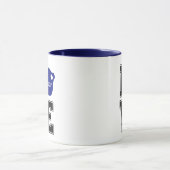 Personalisieren der Liebe Herzpolizeipolizei Tasse (Zentrum)