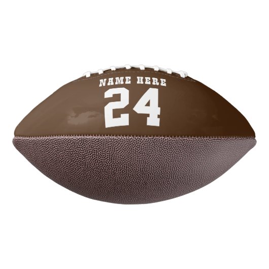 PERSONALISIEREN DER NUMMER NAME TYPOGRAPHIE FOOTBALL (Gedreht 270)