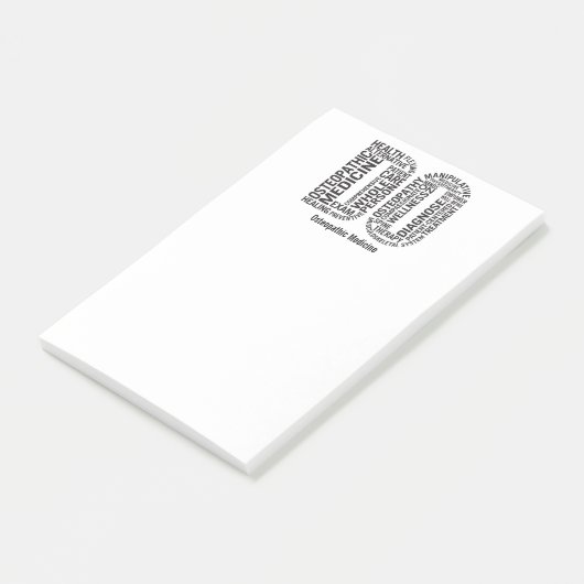 Personalisieren der Osteopathie Post-it Klebezettel (angewinkelt)