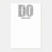 Personalisieren der Osteopathie Post-it Klebezettel (Vorderseite)