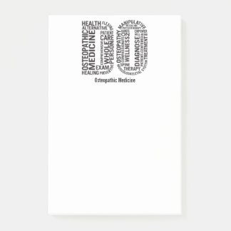 Personalisieren der Osteopathie Post-it Klebezettel