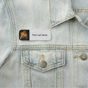 Personalisieren der Red Squirrel Animal Name Tag Namensschild