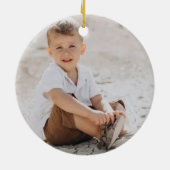 Personalisieren der Weihnachtskatze Keramik Ornament (Hinten)