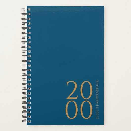 Personalisieren des 20XX Weekly Planers Planer (Vorderseite)