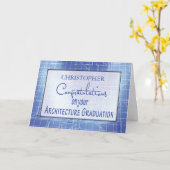 Personalisieren des Abschlusses Name Architecture Karte (Gelbe Blume)