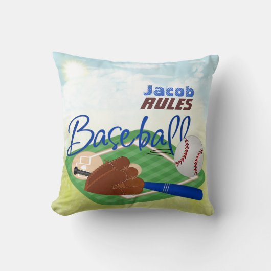Personalisieren des Baseball-Pillow Kissen (Vorderseite)