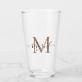 Personalisieren des ersten Schreibens Glas (Vorderseite)