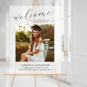 Personalisieren des Foto-Abschlusses | Begrüßung Acrylschild