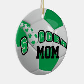 Personalisieren des Fußballball | Grün Keramik Ornament (Rechts)